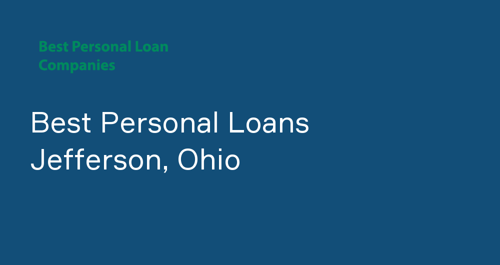 Online Personal Loans in Jefferson, Ohio
