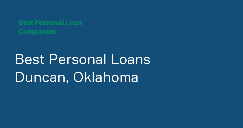 Online Personal Loans in Duncan, Oklahoma