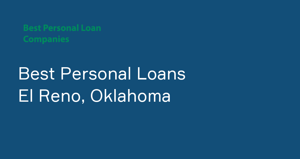 Online Personal Loans in El Reno, Oklahoma
