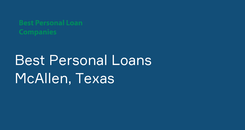 Online Personal Loans in McAllen, Texas